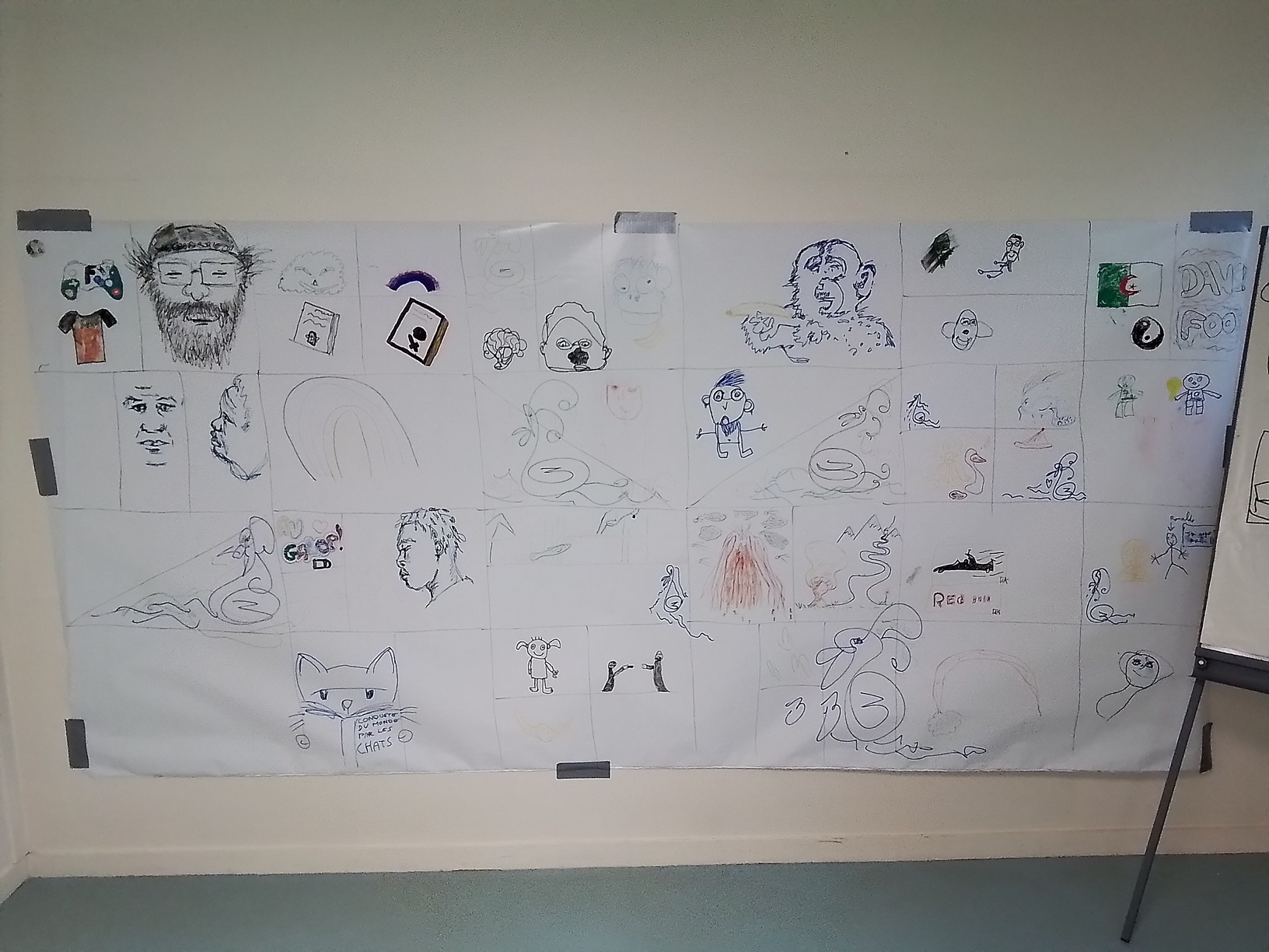 La fresque terminée